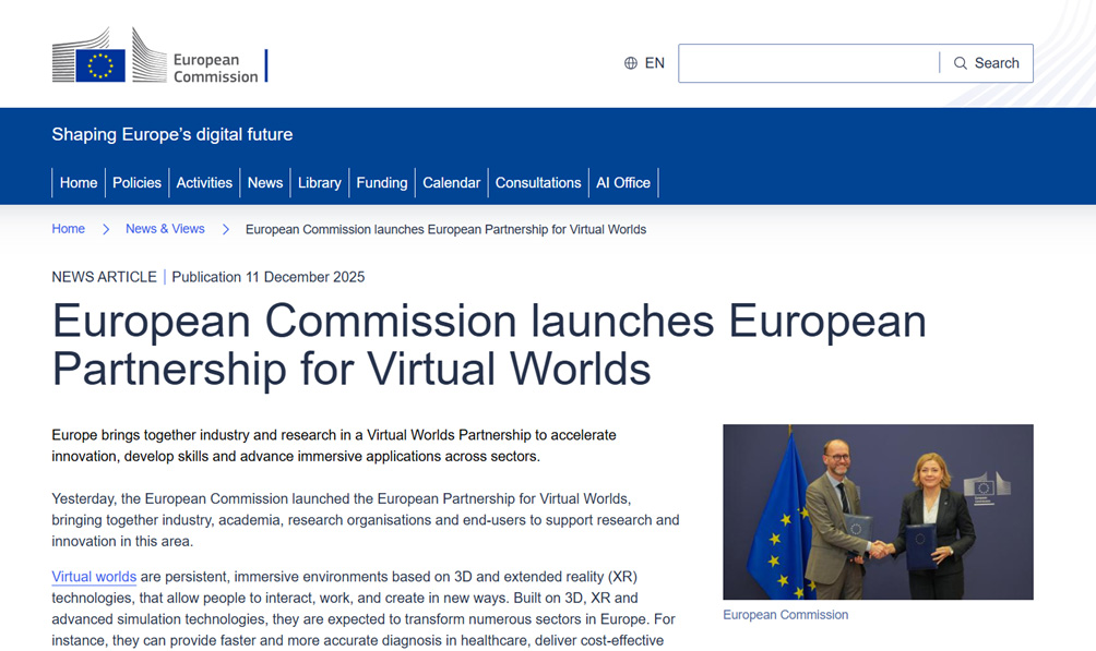 European Commission - Virtual Worlds